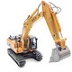Modèle de véhicule d'ingénierie en alliage Excavatrice Hydraulic Toy Excavator Car Excavator Truck Truck Bulldozer 723 Machine de démolition en alliage