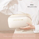 Baicaoyuan Make-up-Beutel Reisen Toilettenartikel Bag Kosmetische Aufbewahrungstasche Hautpflegeprodukte tragbare hochwertige Wasserdichte empfohlener Modell-Milch-Aprikosen weiß [Trennungskapazität]