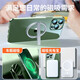 AMLLSYE 适用苹果13手机壳13promax自带镜头膜透明磁吸壳充电动画硅胶套全包围高级男女款 远峰蓝，Magsafe磁吸壳，自带镜头膜 苹果13ProMax