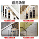 
Aolisheng heavy-duty stair cabinet slide rail damping buffer drawer track thickened shoe cabinet guide rail bottom mounting slide load bearing 240 Jin [Jin equals 0.5 kg] [regular model] Ya black/two-pack/A2047 800--1850mm pull out 1050mm