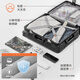 JD.com a fabriqué une valise en aluminium sans limites pour hommes et femmes, valise de bac à bac à calice pour les étudiants, Snow Mountain Silver