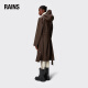Rains夏季长款防水夹克外套时尚风衣A-line Jacket Longer/12040 深棕色 S 160/80A （尺码偏大）