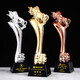 
Junyuan Crystal Trophy Medal Customization Creative Thumb Five-pointed Star Competition Awards Gifts Enterprise Authorized Brand Company Sales Excellent Employee Team Trophy Contact Customer Service Customization
