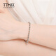TTMIX Platinum Ball Bead Bracelet PT950 Platinum Transfer Beads Women's Hand Jewelry Real Gold Buddha Beads Bracelet 4.9-5.1g 16+3cm Thick 3.0mm