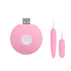Mini vibratrice, équipement de masturbation masculin et féminin pour les pièces intimes pour femmes, le bâton de massage à l'insertion électrique sucer et lécher la télécommande Jouets élastiques sautants et l'urètre bâton de sexe adulte couple sexe de 8 mm d'épaisseur mini vibratrice double [recharge + vibration + insert]