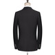 Haipaihaoyu Sett Sil's Slim Small Suit Format Business Format micro-étraction du marié Groom's Groom's Wedding Groom 1695 Black [Costume + pantalon] 2xl (180) Recommandé 130-145jin [Jin est égal à 0,5 kg]