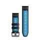 GARMIN Black/Cirrus Blue Two-Color Silicone Quick Release Strap (26mm) Suitable for F7XPRO/EPIXPRO (51)