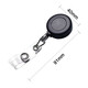 Kafus Outdoor Caravan Schnalle lächelndes Gesicht Voller Eisen Metall Teleskop Schnalle Arbeitszertifikat Kartenhalter Arzt Krankenschwester Taillenkarte Zugangshalter Halter Abzeichen Zinklegierung Easy-Pull-Schnalle Lanyard Custom Tropf Gummi tropftropfen Plastik