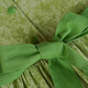 Zimu Algodón y hilo Spring y otoño Temperamento étnico Femenino Temperamento que abraza la cintura y elgado vestido largo 3897 Verde M