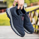 
Sleeping Miao Beijing cloth shoes summer mesh middle-aged and elderly men pedaled with one foot, soft sole, lightweight dad shoes, healthy men's old men's shoes 9207 men's dark blue 41