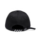 BABAMA baseball hat classic trendy brand hat for men and women for all seasons duck cap outdoor sports small M letter couple sun protection sun hat hip-hop hat black one size