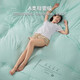 HaiLan Home (HLA) quilt spring and autumn quilt core Class A antibacterial super soft soy fiber air conditioner Door household single and double summer cool quilt [Class A super soft antibacterial] Cyan-white edge 200*230cm/about 8 Jin [Jin equals 0.5 kg]