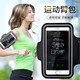 Luo Zun suitable for running arm bag, sports mobile phone arm bag, large outdoor arm mobile phone cover, wrist cover, night running and cycling mobile phone bag, touch screen, universal for men and women, large arm bag * black model, universal mobile phone type