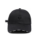 BABAMA baseball hat classic trendy brand hat for men and women for all seasons duck cap outdoor sports small M letter couple sun protection sun hat hip-hop hat black one size