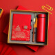 Tengxiong National Trend Laptop Geschenkbox Set Forbidden City National Style Cultural and Creative Notebook Business Cluit Geschenke zum Gedenken an hochwertige Schreibwaren-Diagramme Enterprise Jubiläum Customized Logo A5-Window Garland Buckle 100 Bilder 10 Bücher (Multi-Color-Auswahl ist kostenlos erhältlich)