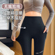 Langsha Shark Pants with Pockets Women's Autumn and Winter Velvet Outer Wear High Waist Belly Controlling Butt Lifting Barbie Leggings Warm Yoga Pants Black Spring and Autumn Model 20 and above XL Recommended 126-140 Jin Jin equals 0.5 kg