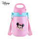 Disney children's thermos cup kindergarten 316 stainless steel water cup baby straw anti-fall kettle color separation 350ML