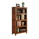 Grine American Massivholz Bücherregal kostenlose Kombination aus raumhohe Wand Einfaches Wohnzimmer Büro Europäische Bücherregalregal Vierschicht Bücherregal Height 1479 mm (tiefe Kirschfarbe) 1000*380 (Länge*Breite)