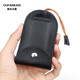 Ovankati Key Bag Men's Genuine Leather Large Capacity Key Bag Women's Car Key Protective Cover Storage Bag Keychain Key Bag Black