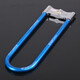 
GJXBP Crescent Extended U-shaped Motorcycle Lock Battery Car Anti-theft Lock Red and Blue Color Random 1396 Color Random