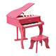 Hape (Germany) children's early education enlightenment music piano toy 30-key mechanical piano pink holiday gift E0319