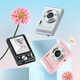 SONGDIAN Digital Student Entry-Level Camera Portable Card Machine Vlog HD Camera DC302 Fairy Powder 32G Memory