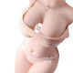 Zhuoyi (joy) aircraft cup male masturbation device solid free inflatable half-length doll vagina buttocks mold 1:1 silicone famous device simulation dual-channel adult sex toys half-length Kiko 16Jin [Jin equals 0.5kg] + gift package