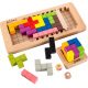 Fuhaier Tetris puzzle puzzle building blocks assembly development baby little boy girl intellectual children early education toys