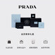 
PRADA/Prada [Gift] Men's Triangle Logo Saffiano Cowhide Leather Wallet Black