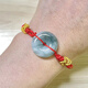 Lolia Welfare Model Jade Peace Buckle Red Rope Bracelet for Girlfriend, Best Friend, Couple Model, Jade Diversity Hair Red
