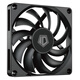 ID-COOLING Ventilador delgado de 8 cm, ventilador de chasis mate, interfaz de 4 pines, control de temperatura PWM, adecuado para ventilador modificado con radiador de computadora push-down ITX NO-8010-PWM