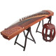 
Dunhuang brand Dunhuang Guzheng 694L mahogany series shell carving performance grade examination Guzheng musical instrument Shanghai folk musical instrument factory 694T calligraphy pattern (full set of accessories)