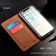 Zanling gilt für OPPO New Litschee Muster Real Cow-End High-End-Kuhläden Custom Flip Leder Hülle doppelseitige Vollstöckchen-Geschäftsleute und Frauen Shell Wallet High-End Business Mobile Case Classic Black High-End-Cowide-Lychee-Muster Custom Oppo A2Pro