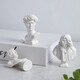 ZSTO David head plaster sculpture ornaments Nordic ins style sketch mini small plaster statue creative desktop decoration Mini David