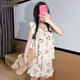 Qiao Mingxinpin (Qiaomomingxinpin) Qiao Mingxinpin Pajamas для женщин для летних подтяжек чисто пузырь