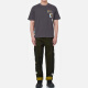 Evisu Kuro Herren-Tinte und Waschmarken bedrucktes T-Shirt Men 2esgnm3ts691Rxct Dark Grey M.