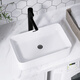 Jiumuwang (JOXOD) Arbeitsplatte Basin Fitionssensi Arbeitsplatten -Basin -Balkon -Waschbecken Einzugsbecken Haushaltswaschbeckengröße Quadratwaschbeckenhygiene 6210 klein (370 x 235x120)