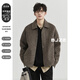 Piaget Zall Wilderness Maillard custom-woven camel wool double-sided woolen jacket men's commuter jacket 2024 autumn and winter new style Night Frost Gray L 175