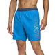 阿迪达斯 （adidas）男士泳裤带logo防水舒适透气FJ3881 Shock Cyan 2X n 2XL