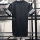 阿迪达斯 （adidas） 三叶草短袖T恤男士夏季运动服经典百搭舒适透气休闲圆领半袖 FM3897黑色 S