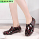 Zhiyunyan Spring and Autumn Short Tube Women's Rain Shoes Rain Boots Anti-slip Low Tube Bao Kitchen Low Tube Water Shoes Plus Cotton Car Wash Working Glue Shoes Purple Flower Order Single Shoes PVC Anti-slip Standard Size 36