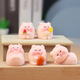 Pig resin small ornaments cartoon cute micro landscape simulation pig home mini handicraft car decoration side pig