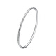 Heye Jewelry Exploding Gypsophila Platinum Round Bracelet Solid Women's Pt950 Platinum Women's Wire Bracelet Platinum Pt950 Bracelet 5.78g No. 57 Width 2.0mm Perfect Round Solid.