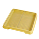 Pet Li dog toilet flat stainless steel mesh anti-step dog potty small and medium-sized dog pet dog toilet yellow 15MM