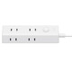 Delixi mini socket expansion one-turn multi-plug converter travel portable power strip multi-hole multi-purpose mini with cable strip plug one-turn six/6 positions two holes/0.6 meters