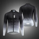 
WOSAWE road bike riding suit men's long sleeves spring and summer quick-drying breathable bicycle suit silicone pad riding trousers simple change-black and white top simple style M (suitable for 60-70 Jin [Jin equals 0.5 kg])