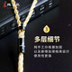线艺匠8股纯银镀金尊贵版榭兰图mmcx0.78适用于索尼m9森海HD800S IE9004.4线耳机升级线 3.5mm 插头 直头 一般手机*电脑适用插头 MMCX/榭兰图/846/aoinc5