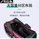 
Stiga sports bag multi-functional backpack coach Stiga sports travel bag Stiga table tennis special backpack gray-yellow (CP-13561) Volume: 41L (59*27*31cm)