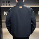 Jeep (JEEP) American high-end light luxury jacket men's 2025 spring and autumn new coat business top sports youth jacket trend khaki XL