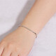 Jin Duoxi Valentine's Day Gift Jewelry PT950 Platinum Bracelet Women's Platinum Bracelet Jewelry Fashionable Women's Gift Approximately 6.6-6.8g Length Approximately 18+1.5cm Thickness 3.1mm